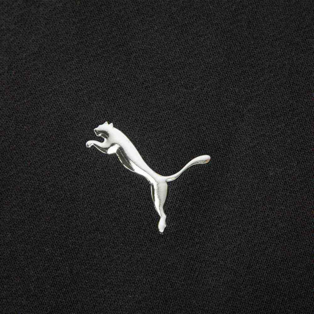 Puma Metallic Elephant Print Crew Neck Sweatshirt Unisex Tops Black 622907-01