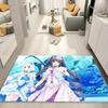 1pc Nekopara Bathroom Absorbent Mats Anti-Slip Mats Home Decor Supplies Carpets Home Kitchen Floor Mats