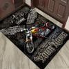 Name Custom Motor cycles Carpet Rug for Living Room Bedroom Home Sofa Decoration,Kids play Non-slip Floor Mat