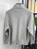 Herren Modischer Jacquard Stehkragen Strick Cardigan Pullover Jacke - Reißverschluss, Verdickt, Lockerer Schnitt für Herbst/Winter.