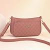 2026 Women's Versatile Plaid Crossbody Moon Bag - Large Capacity, Stylish for Middle-aged