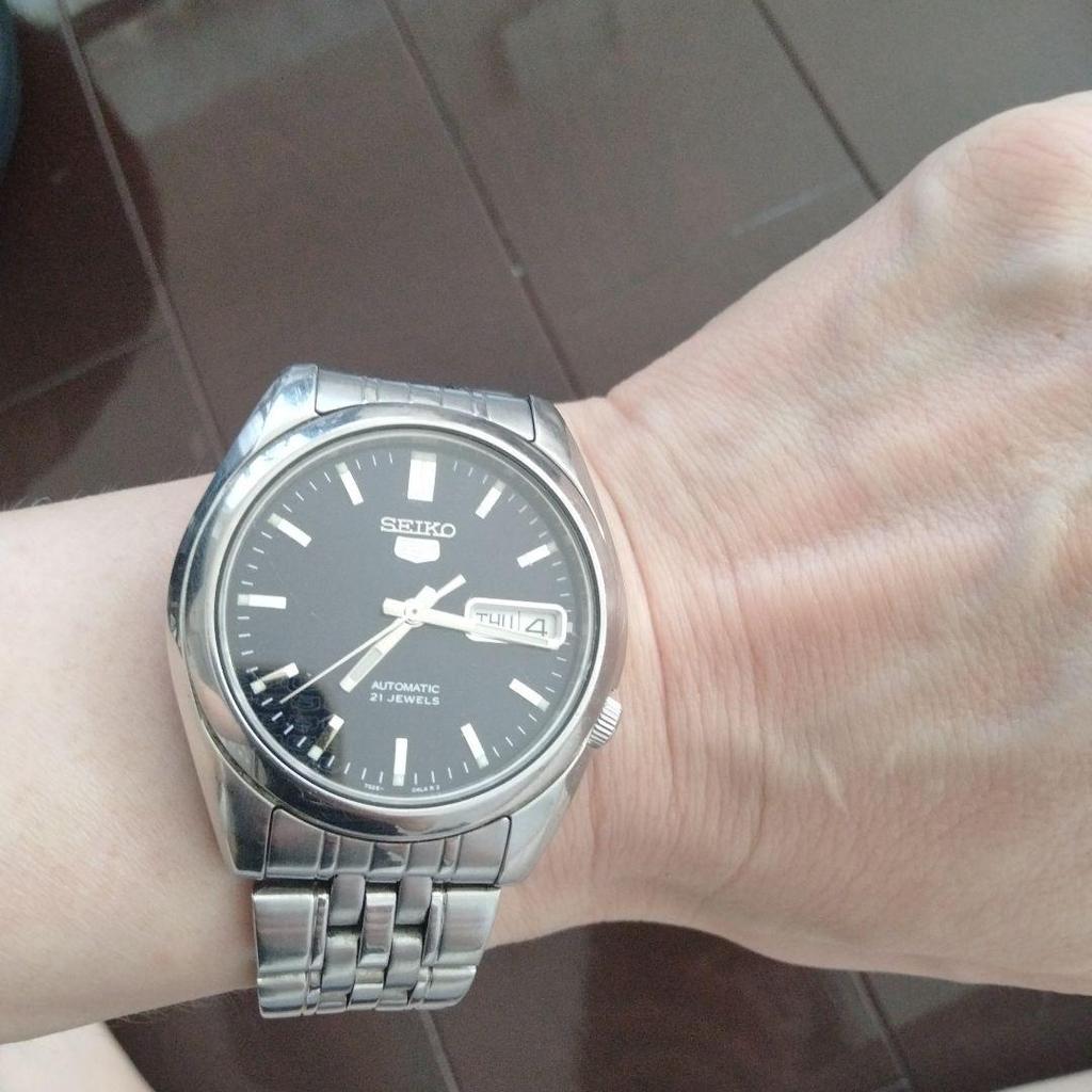 [USED] SEIKO 5 Automatic Watch Black