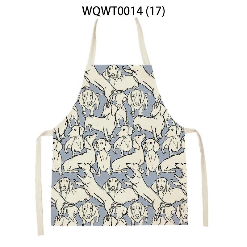 Cute Dog Graphical Printing Kitchen Apron for Children's Apron for Children's Apron Isused Forhouse Accessories for Chef Cooking