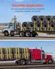 VEVOR Winch Straps, 10.2 cm x 12.2 m, 2722 kg Load Capacity, 8165 kg Break Strength, Truck Straps with Flat Hook