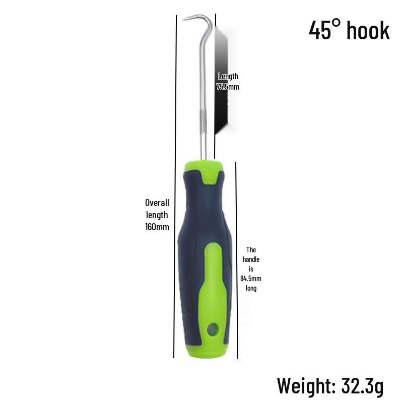 Oil Seal Hook Set: 4/10-Piece Auto Repair Puller & Driver Tool