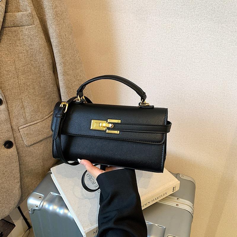 Women's new handbag, small square bag, elegant personality, high-end sense, single shoulder crossbody bag