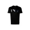 T-shirt da uomo con stampa logo aquila, girocollo, maniche corte, top neri 6Z1TF3-1J00Z-0999