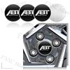 4Pcs 56/60mm ABT Emblem Car Wheel Center Hub Cap Rim Refit Dust-proof Badge Covers Sticker For Universal Car Styling Accessories