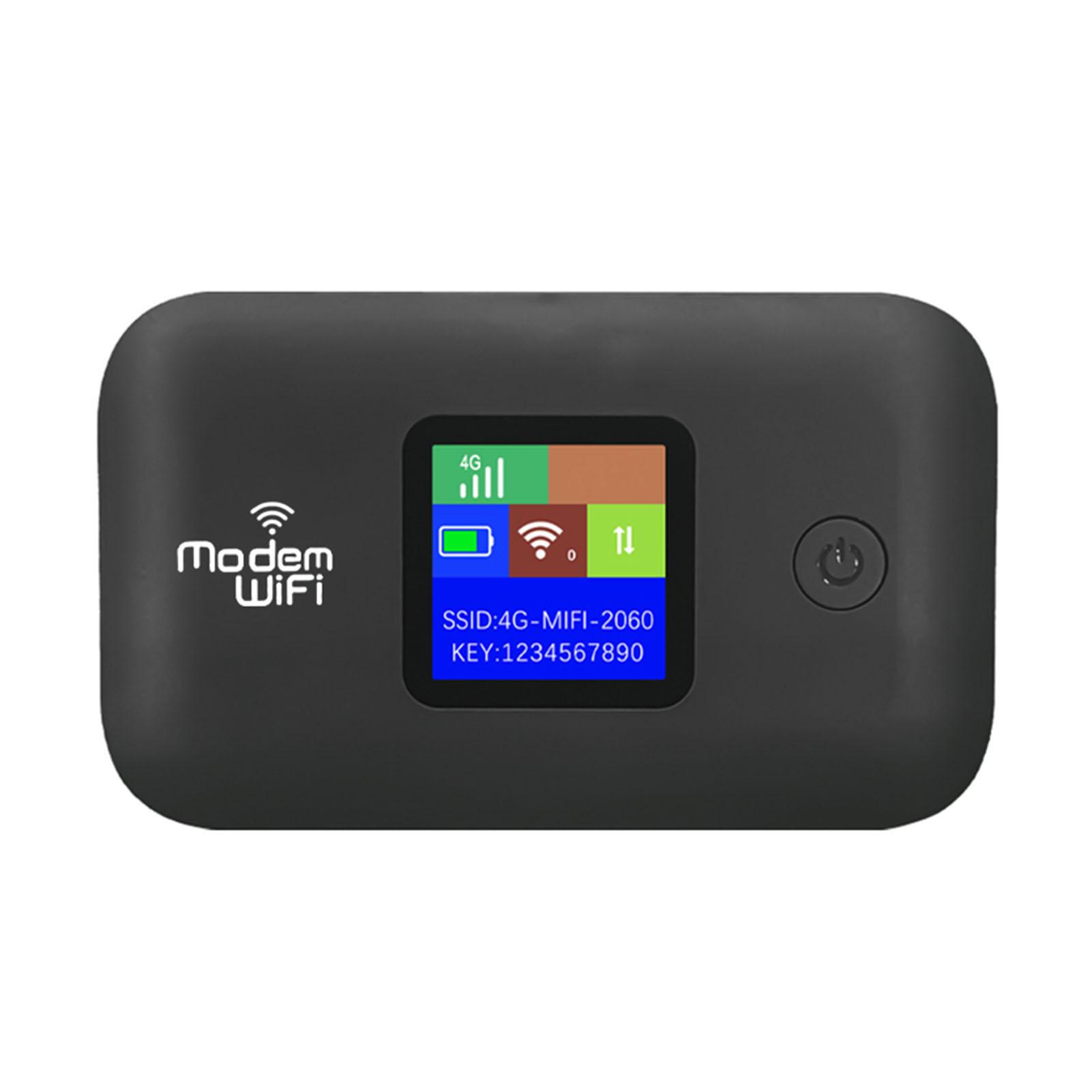 

4G LTE Mobile Hotspot for Travel 4G Router with SIM Card Slot 300Mbps Up to 10 Devices for Europe Africa Southeast Asia