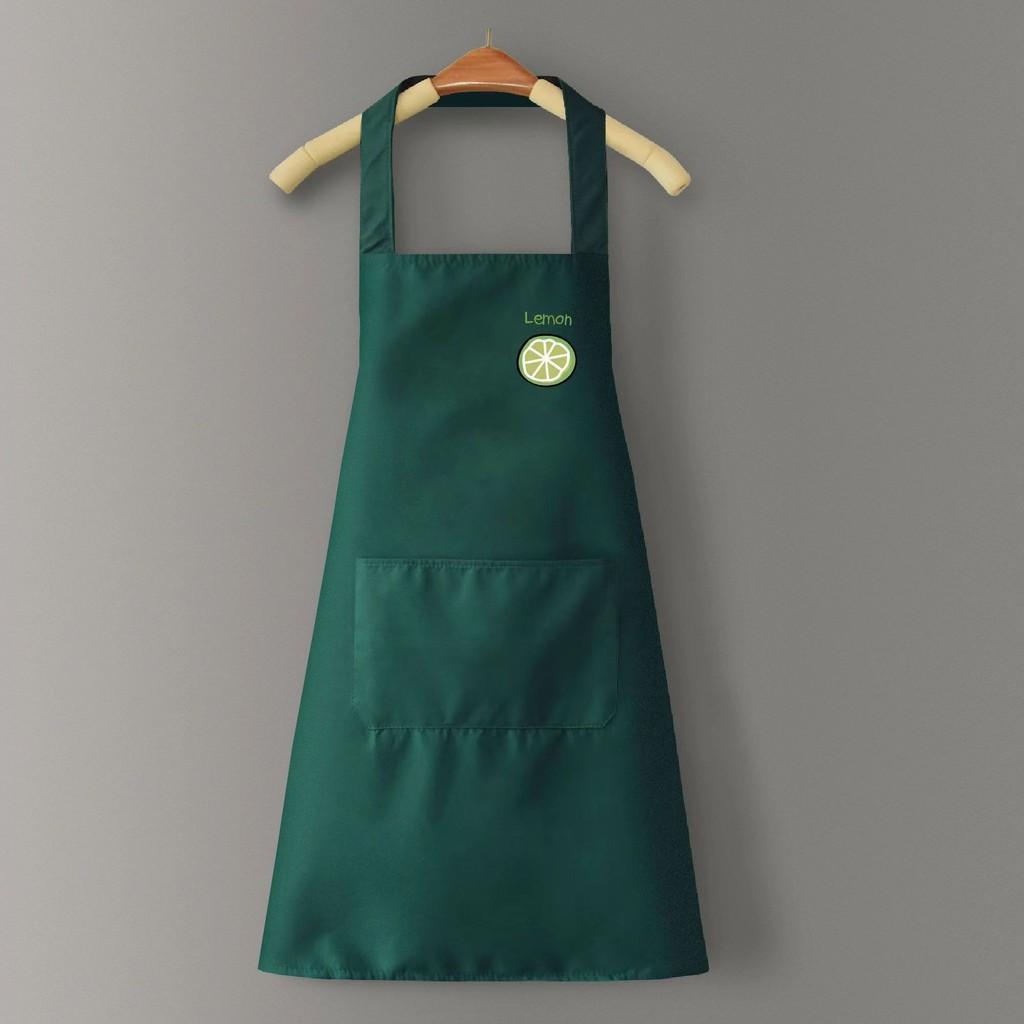 Cactus Rainbow Cartoon Apron Waterproof Oil Resistant Kitchen Restaurant Simple