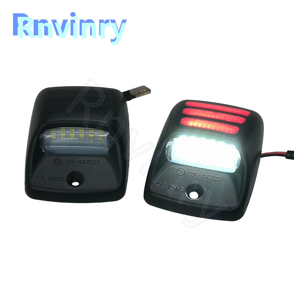 2PCS Canbus For Toyota Tacoma 2005-2015 Tundra 2000-2013 LED License Number Plate Lights White Red Lamp No Error