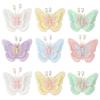 6pcs Double Layer Pearl Mesh Lace Butterfly Patches For Clothes Sewing Supplies DIY Hair Clip Accessories Butterfly Appliques
