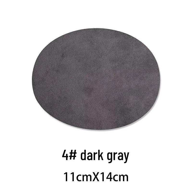 Universal Suede Oval Iron-On Elbow & Knee Patch Sticker for Jackets & Sweaters