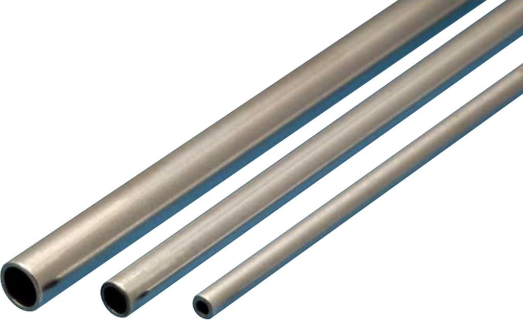 Albion Alloys Aluminum Round and Set of Hobby AALSFT12 Pipe, 4.0, 5.0, 6.0mm, 3, Grade,