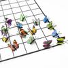 50/100PCS Artificial Plastic Butterfly Home Room Decora Headwear Accessories Wall Stickers Diy Candy Box Scrapbook Wedding Party