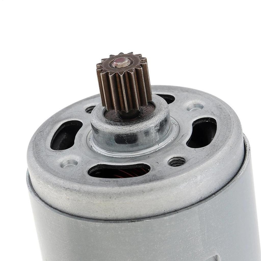 Small DC Motor 550W Hobby Motor DC Gear Motor 14 Teeth Low Noise High Power Saw Accessories Electric Saw Motor for Electric