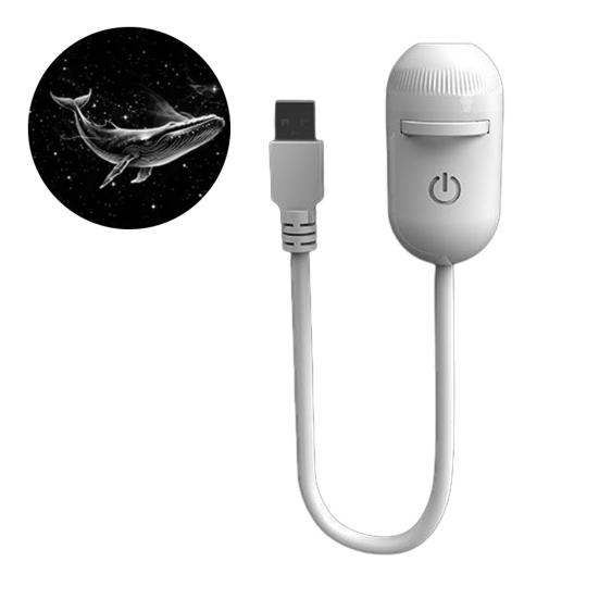 Starry Sky Projector Lamp Touch Control Night Light with Adjustable Brightness USB Portable 2-in-1 LED Nightlight for Kids Bedroom Car