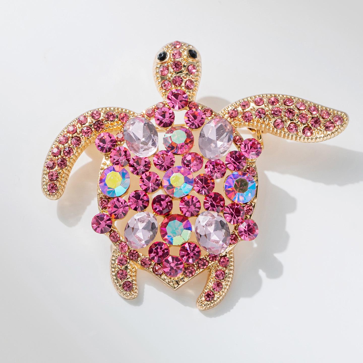 Bo Xin Yun Elegant Rhinestone Sea Turtle Brooch Pin