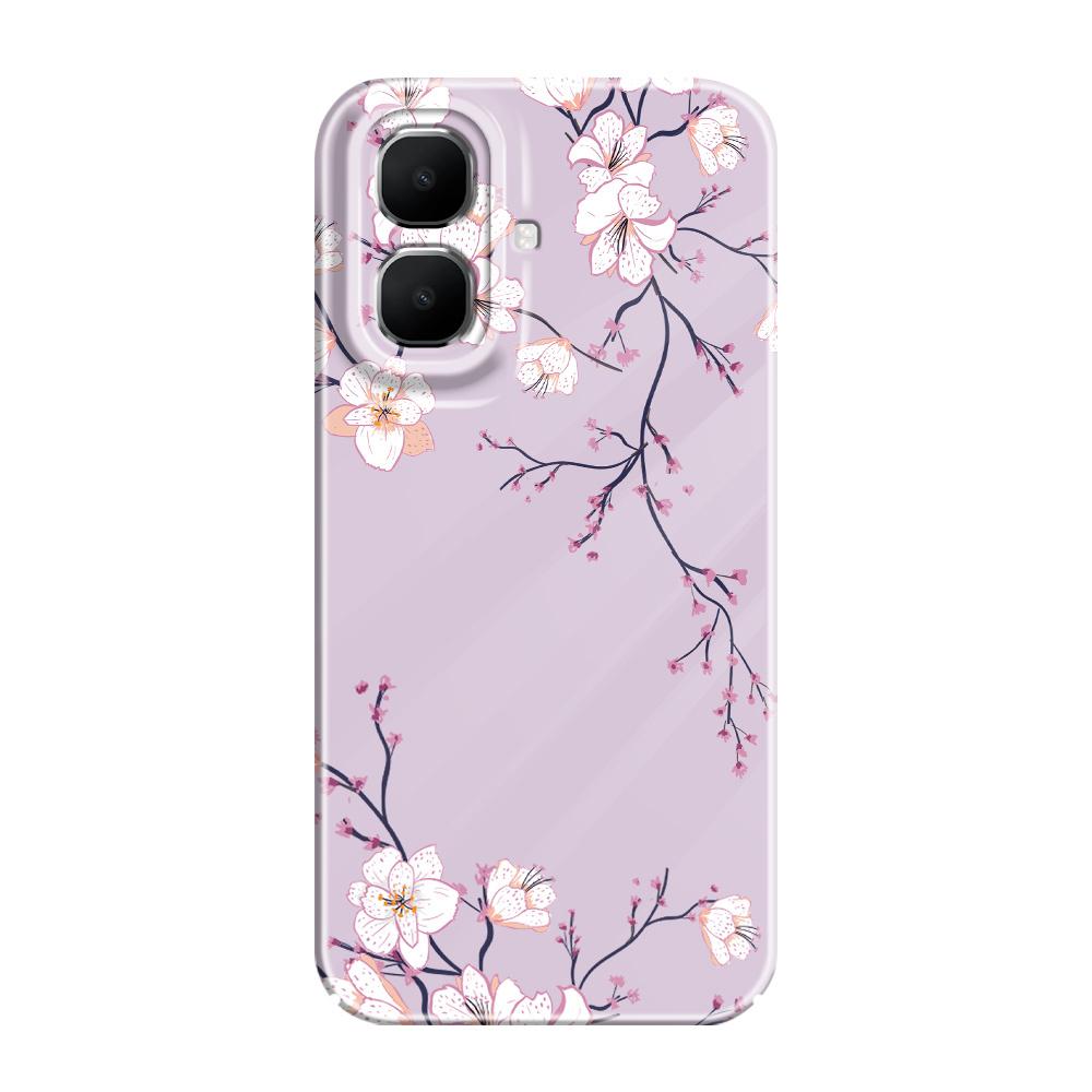 Fallen Plum Blossoms Phone Case For Infinix Smart 10 Plus 9 8 7 6 Film Hard Cover