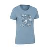 Mountain Warehouse Womens/Ladies Paisley Floral Organic T-Shirt