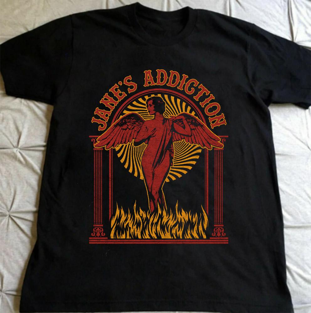 Jane s Addiction Band Cotton Gift For Fan T-Shirt Black All Size Unisex S3118 Unisex T-Shirt XXXL