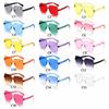Costume Transparent Candy Color Sunglasses for Women Glasses Rimless Square Sunglasses High Quality High Quality