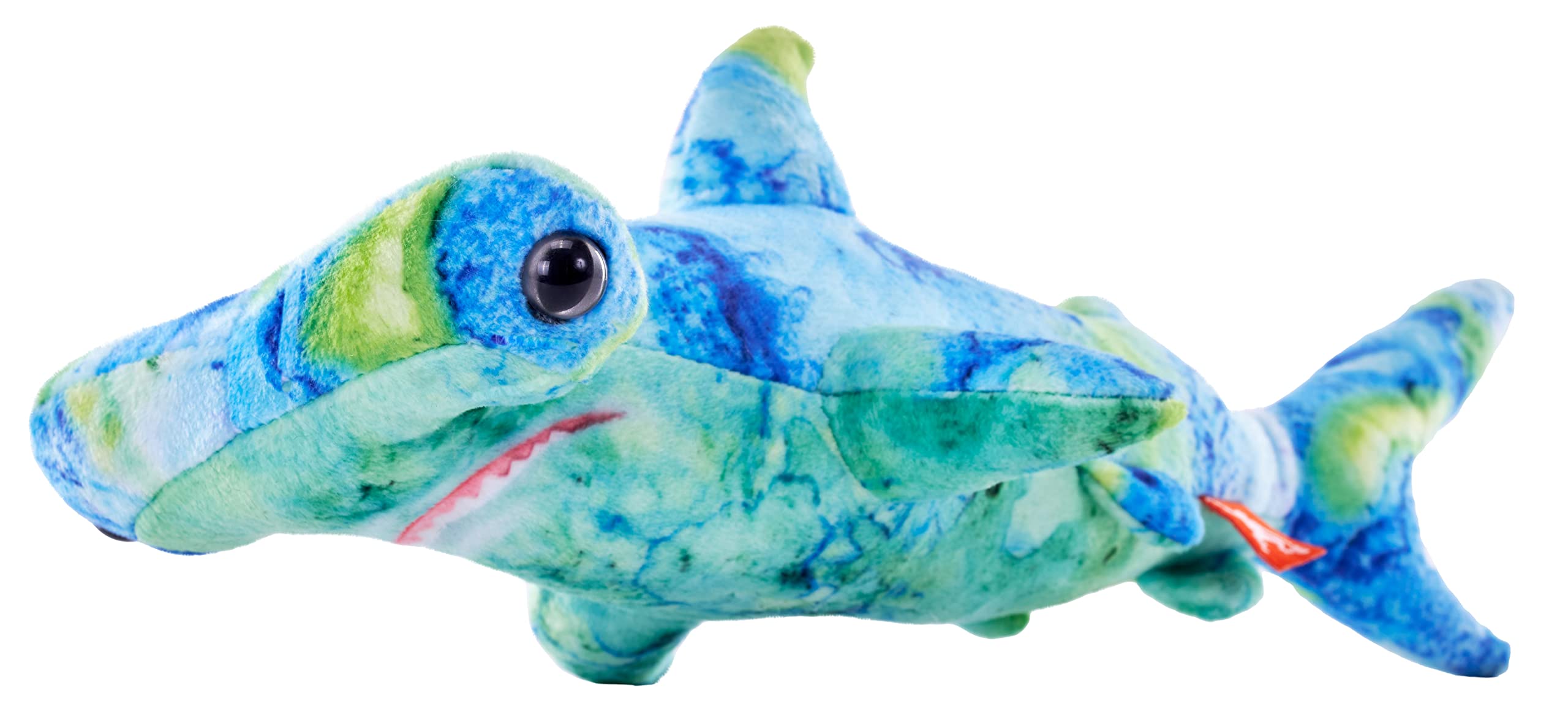 

Wild Republic Hammerhead Shark Plush Toy, Atlantis, Soft and Fluffy, Recycled Material, W14 x D27 x H10cm, 27676