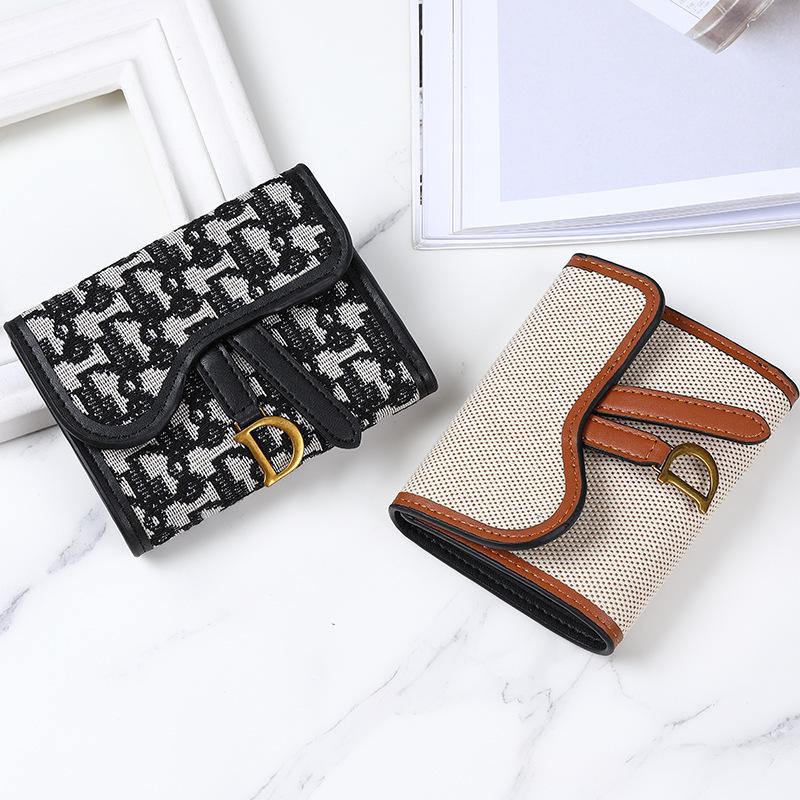 Europäische & Amerikanische Retro Dreifach-Geldbörse für Damen – Große Kapazität mit D-Schnalle und Mehrfach-Kartenfächern