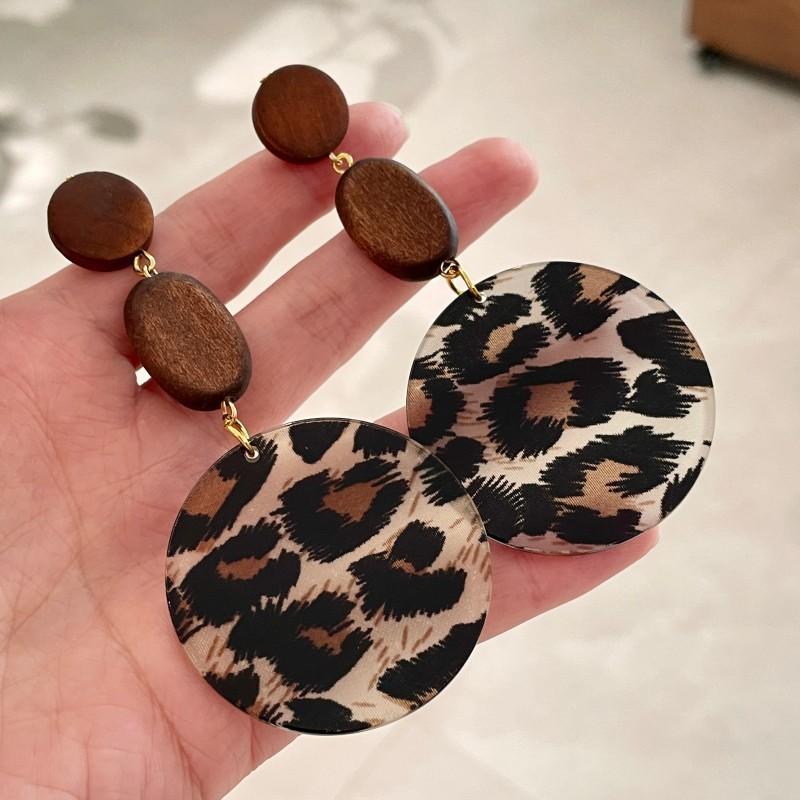 Natural tiger's eye stone series stud earrings for women Maillard exquisite retro earrings niche light luxury high-end temperament earrings