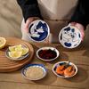 Underglaze Ceramic Dessert Sauce Dish Lucky Cat Pattern Sushi Plates Cute Seasoning Plates  Fruit