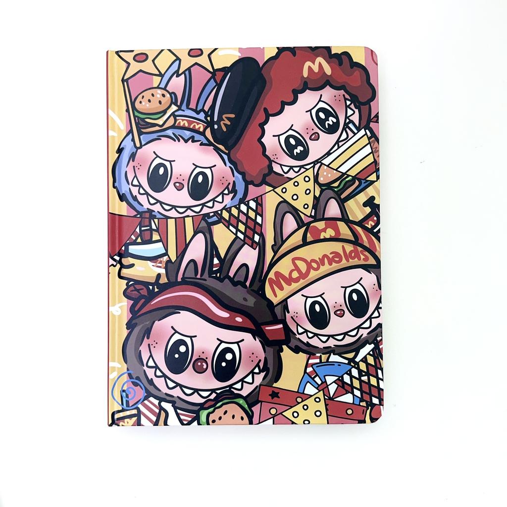 M Record Rabub Color Page Notebook A5 Student Horizontal Line Diary Handbook