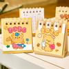 2026 Custard Bear Calendar Desk Calendar Portable Coil Schedule Planner Desktop Decoration Daily Planner Office School Supplies