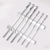 Stainless Steel BBQ Kebab Rack Anti-Slip Groove Kebab Stands Barbecue Tools  Garden Party