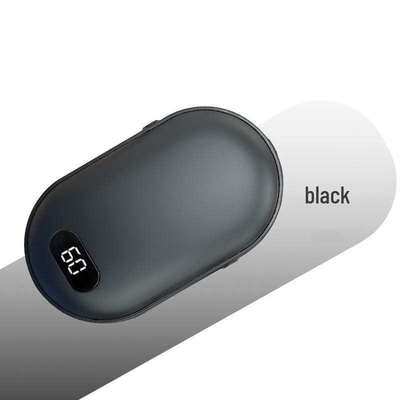 

Pebble Electric Hand Warmer with Digital Display - Portable, Rechargeable, Mini, Logo Customizable, Explosion-Proof Design. Type-C Interface Hand Warmer