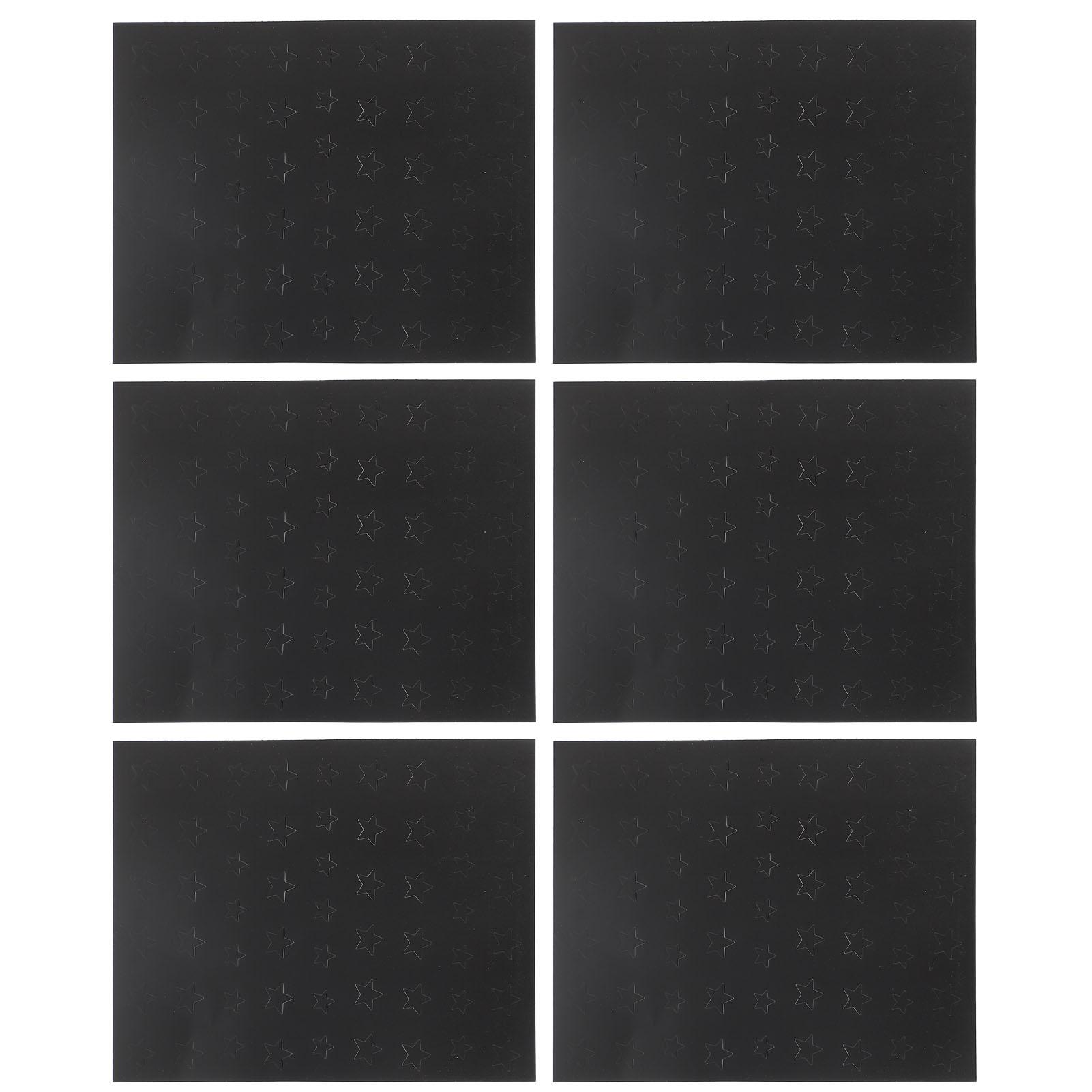 

10 листов звездных узоров аэрографом наклейки для ногтей трафареты полые печати нейл-арт наклейки шаблон