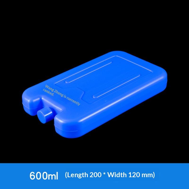 Tragbare Eisgel-Kühlpackung 450ML 600ML Wiederverwendbar für Kühlbox Sichere Aufbewahrung von Lebensmitteln für Schule Picknick Reisen