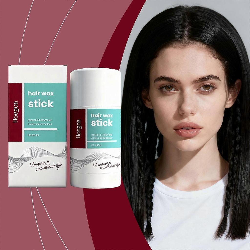 Hoegoa Matte Styling Wax Stick Is Gentle, Light And Non-Sticky. It Naturally Sets The Matte Finish To Create A Shiny Hairstyle