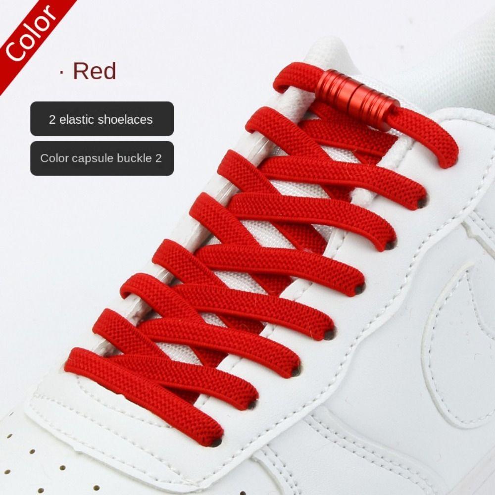 Man Women No Tie Shoelaces Semicircle Elastic Lazy Shoe Laces Shoe Accessories