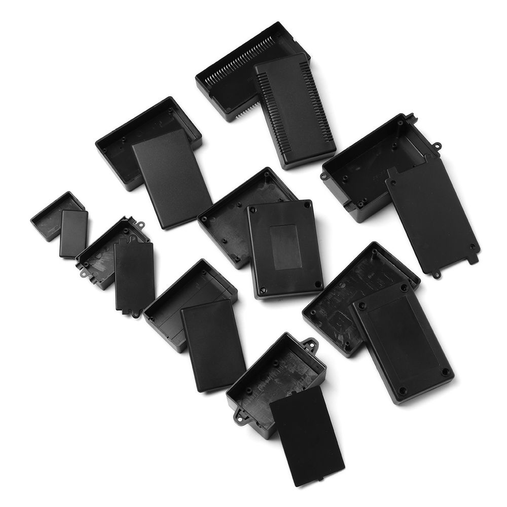 9 Sizes Black ABS Plastic High Quality Waterproof Cover Project Instrument Case Enclosure Boxes Electronic Project Box
