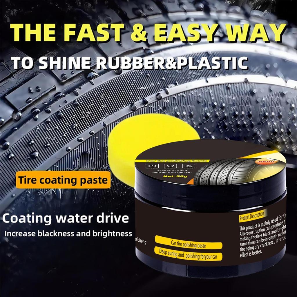 Däck, Hjul - Multifunktionellt Fälg med Svamp - Renoveringskräm Hjulunderhållspasta för Bilstrålkastare