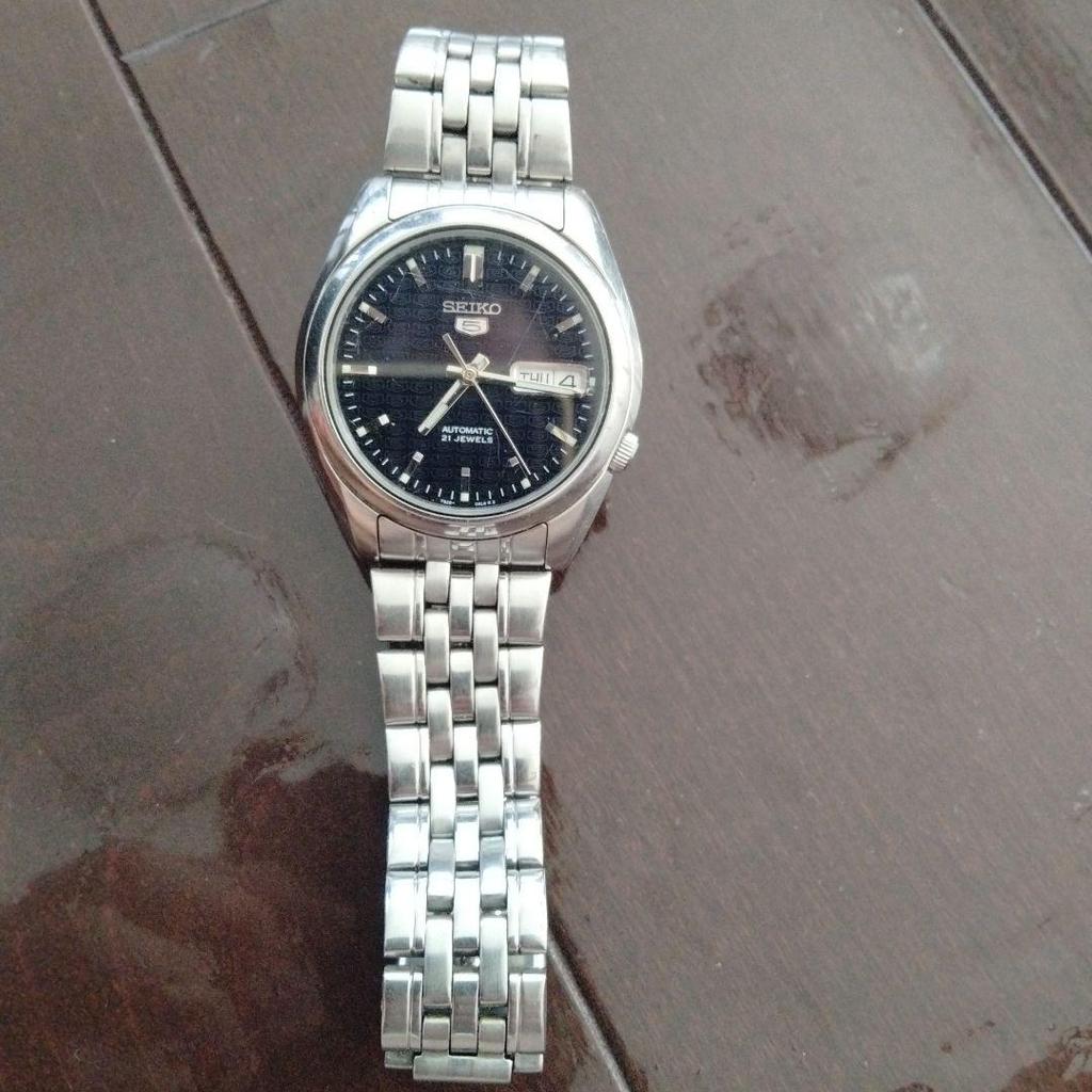 [USED] SEIKO 5 Automatic Watch Black