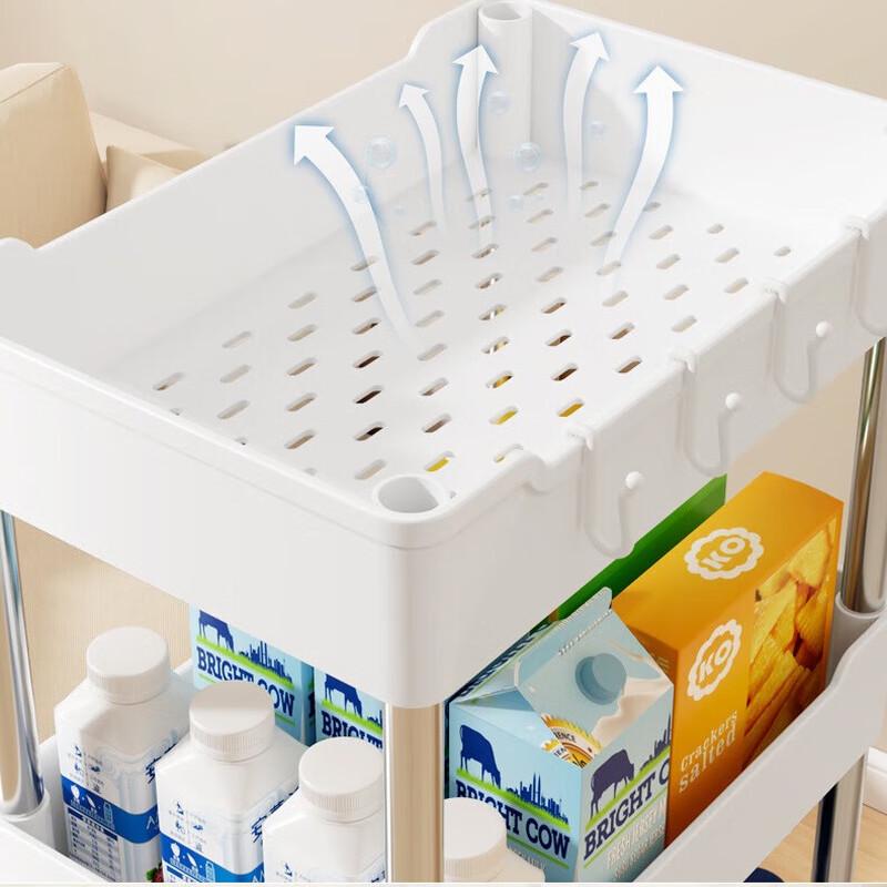 Changbaosen 4-Tier Wider Bathroom Slim Storage Cart (2-pack)