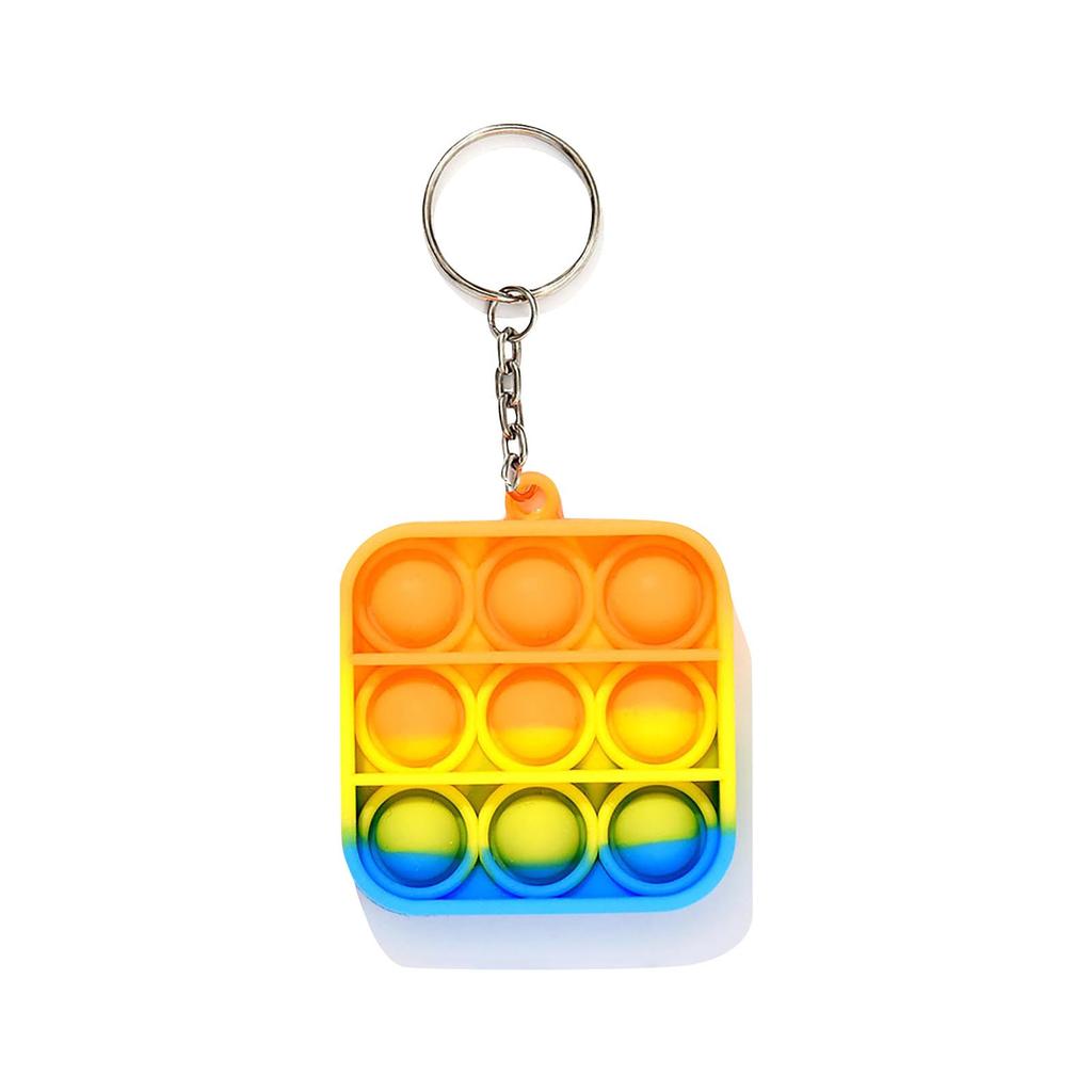 Klíčenka na klíče, bublinková hračka, hračky pro úlevu od stresu pro dospělé děti