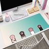 Anime Cute Pink Pad Mouse HD Print Computer Gamer Locking Edge Mousepad XXL Kawaii Keyboard PC Mice Cat Pew Mats Pad For Csgo