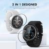 ENKAY HAT PRINCE For Samsung Galaxy Watch8 Classic 46mm Case with PMMA Screen Film TPU Watch Cover