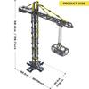 MOULD KING 17004 Tower Crane Technical Building Blocks Toys Support Remote Control For Kids Christmas Children's Gifts