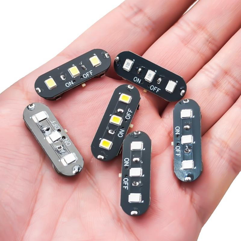 1Pcs Wireless Light 3-Watt High Brightness Switch Led Lamp Toys For Diy Model Making/Gun-Dam/Dollhouse Decoration/Diorama