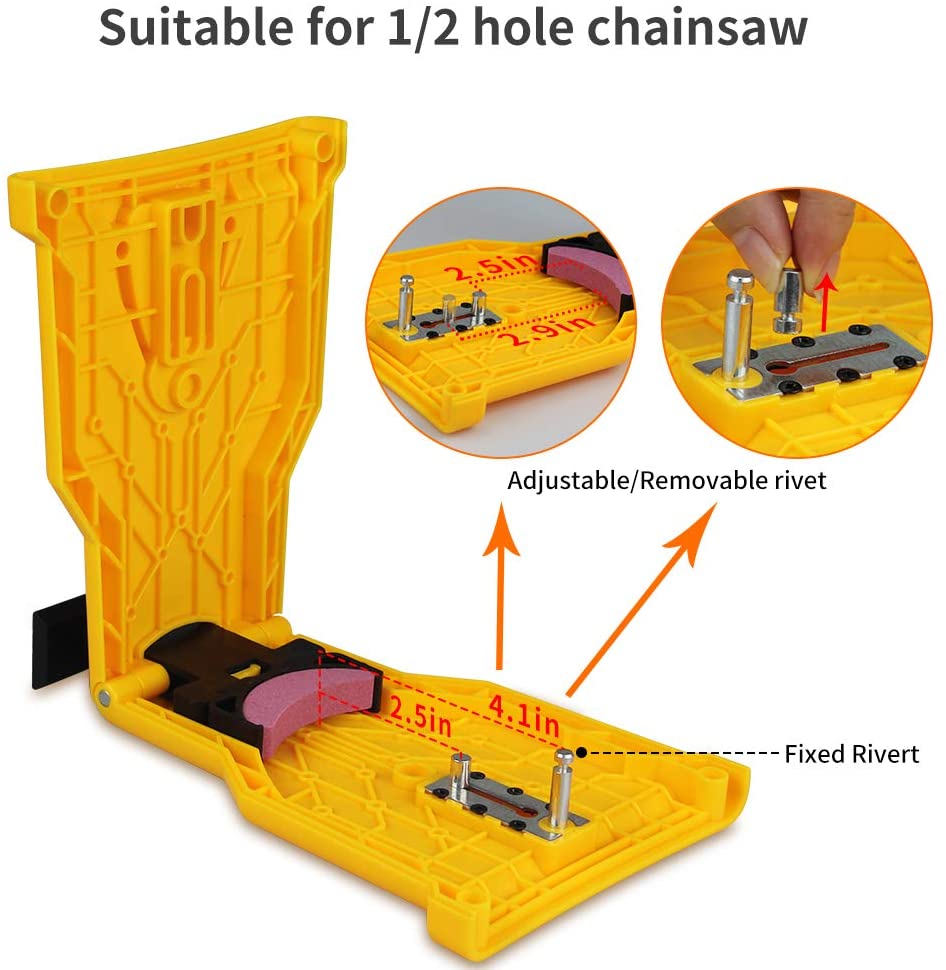 14 20 inch Woodworking Chainsaw Teeth Chain Saw Sharpener Sharpening Stone Grinding