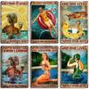 Artisian Sport Metal Sign Swimming Tin Poster Diving Decorative Plate Wall Decor Garage Bar Pub Club Hotel Cafe Kitchen Home