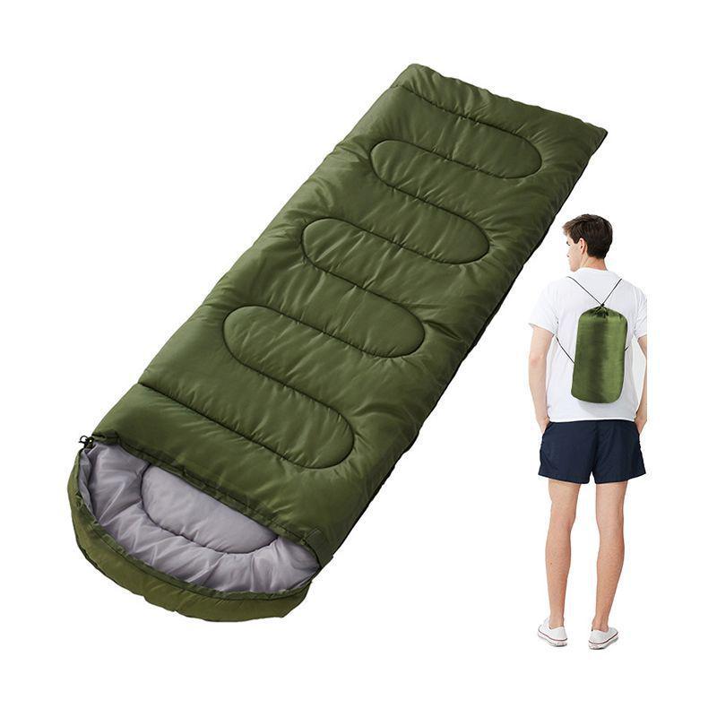 Camouflage Ultra-light Adult Sleeping Bag - Thickened for Warmth and Cold Protection, Portable for Outdoor Jungle Camping Tent Insulation